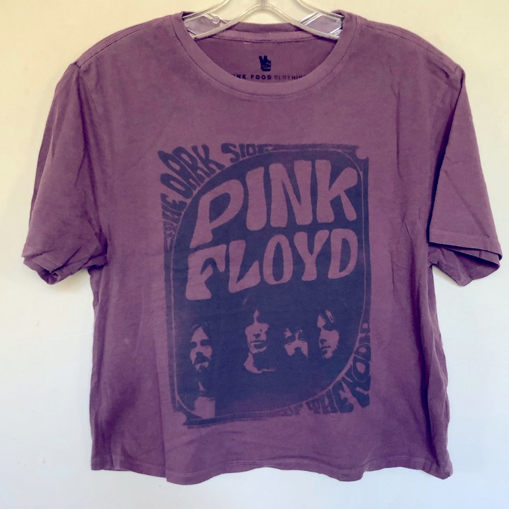 Pink Floyd Crop Band T shirt